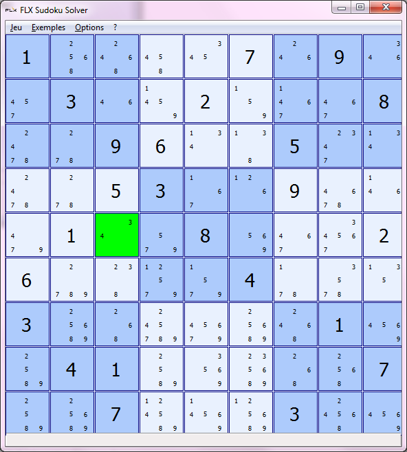 AlgoRythmes: (Erratum) Défi pour cet été : Résoudre le sudoku le